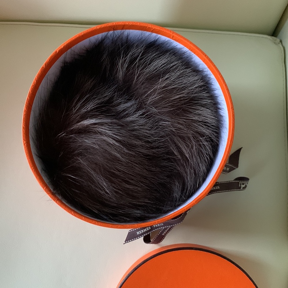 Authentic Hermes Fox Fur Collar / Scarf